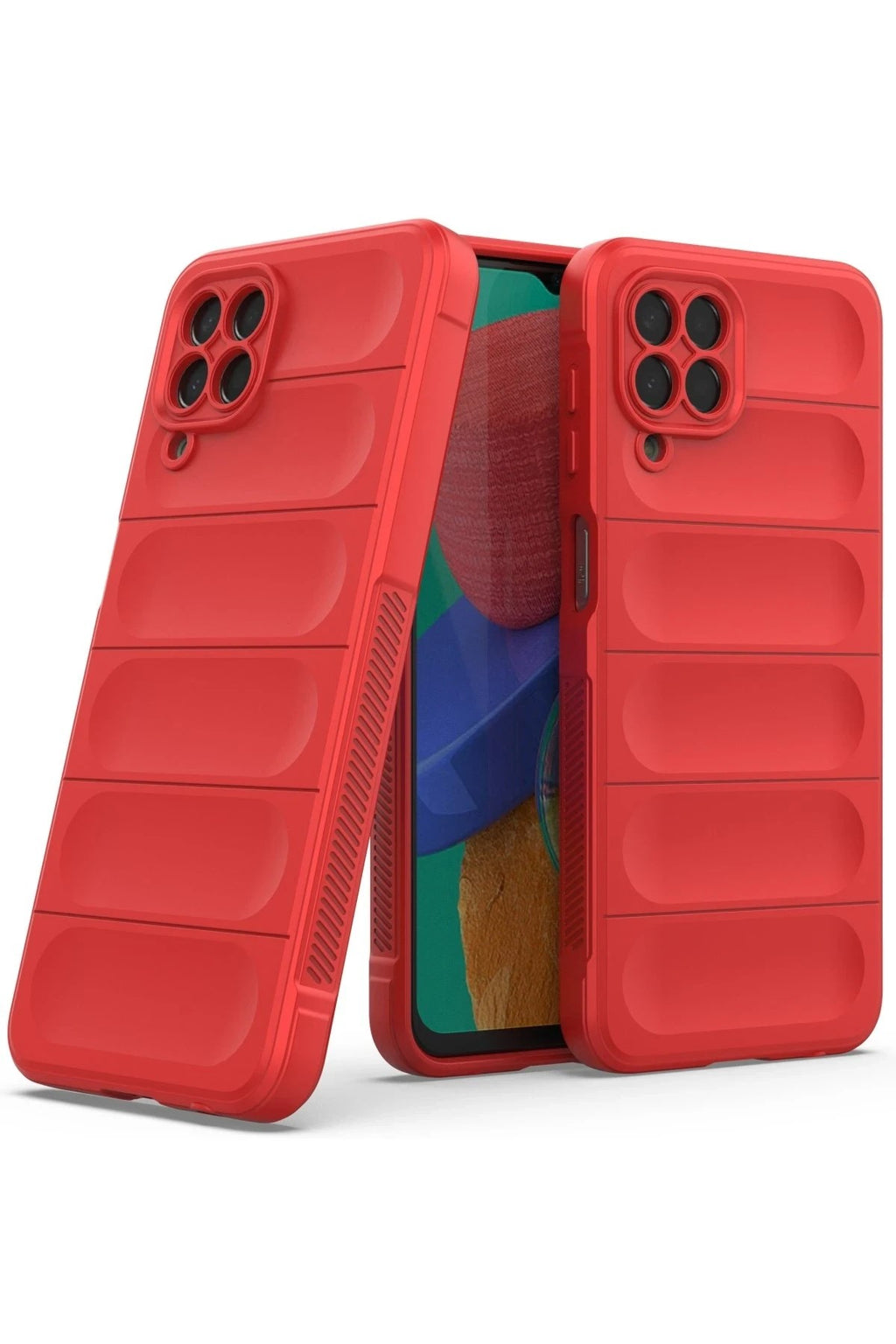 Mey İthalat® Samsung Galaxy M33 Kılıf Optimum Silikon - Kırmızı