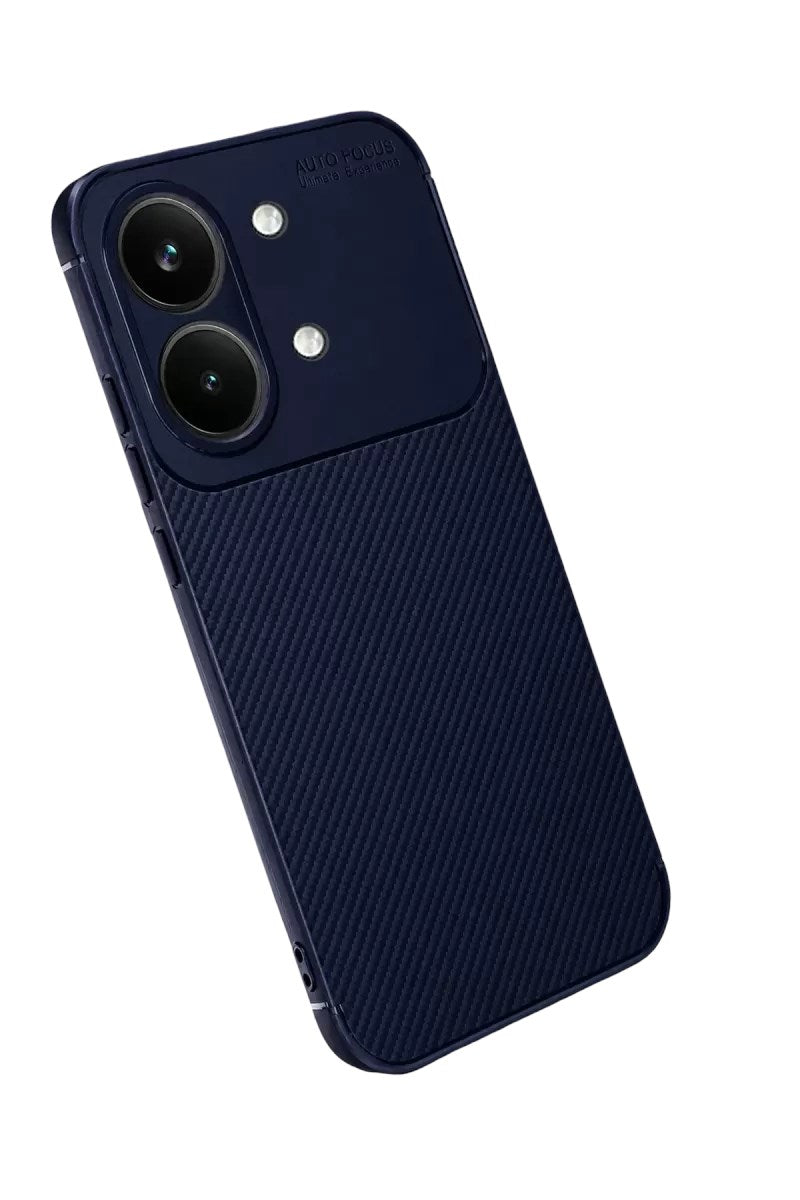 Mey İthalat® Poco X8 Pro Max Auto Focus Karbon Kapak - Lacivert
