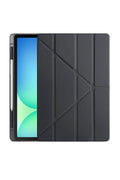 Mey İthalat® iPad Pro 13 (2024) Kılıf Kalemlikli Hugo Tablet Kılıfı - Siyah