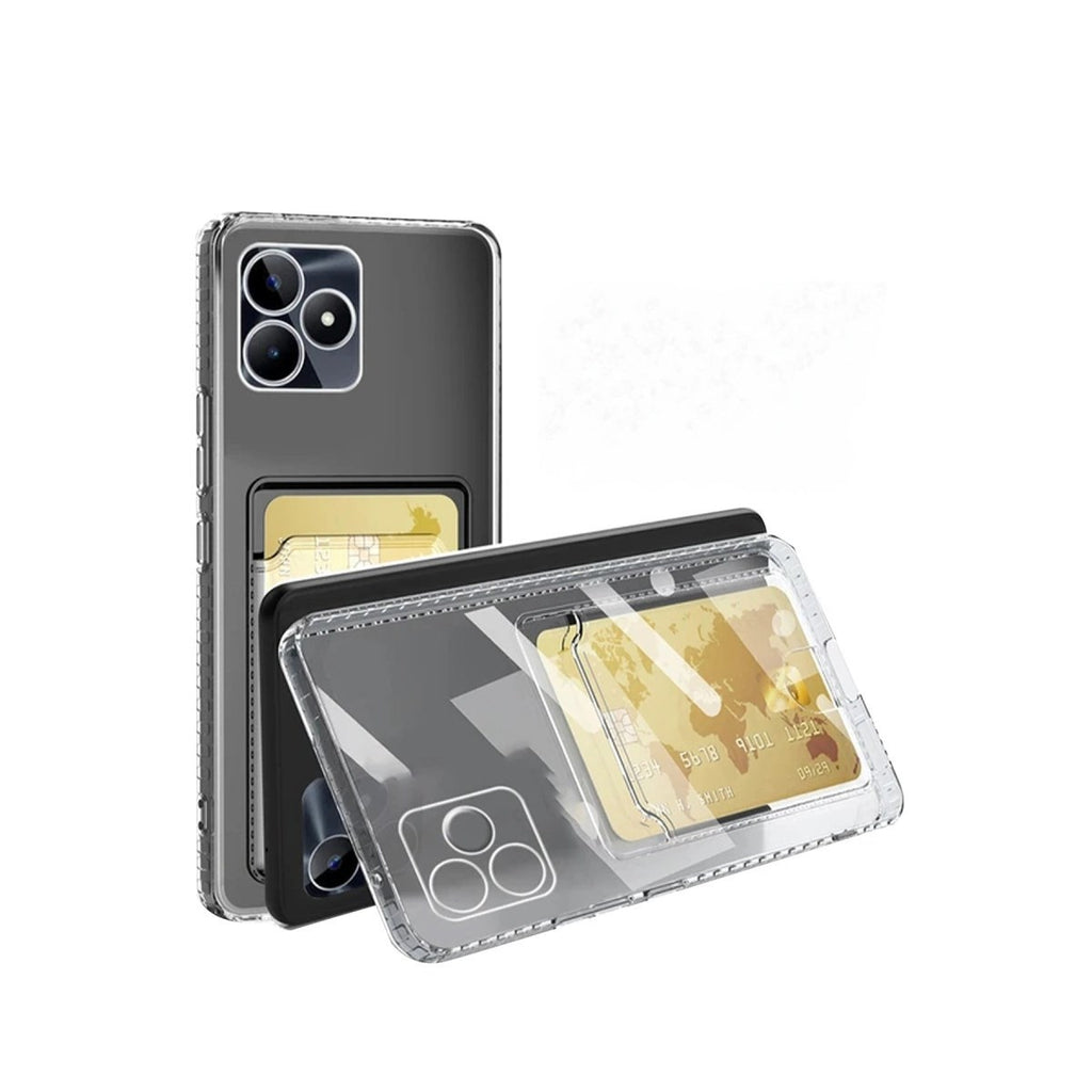 Mey İthalat® Realme Note 50 4G Kılıf Kart Şeffaf Silikon - Şeffaf
