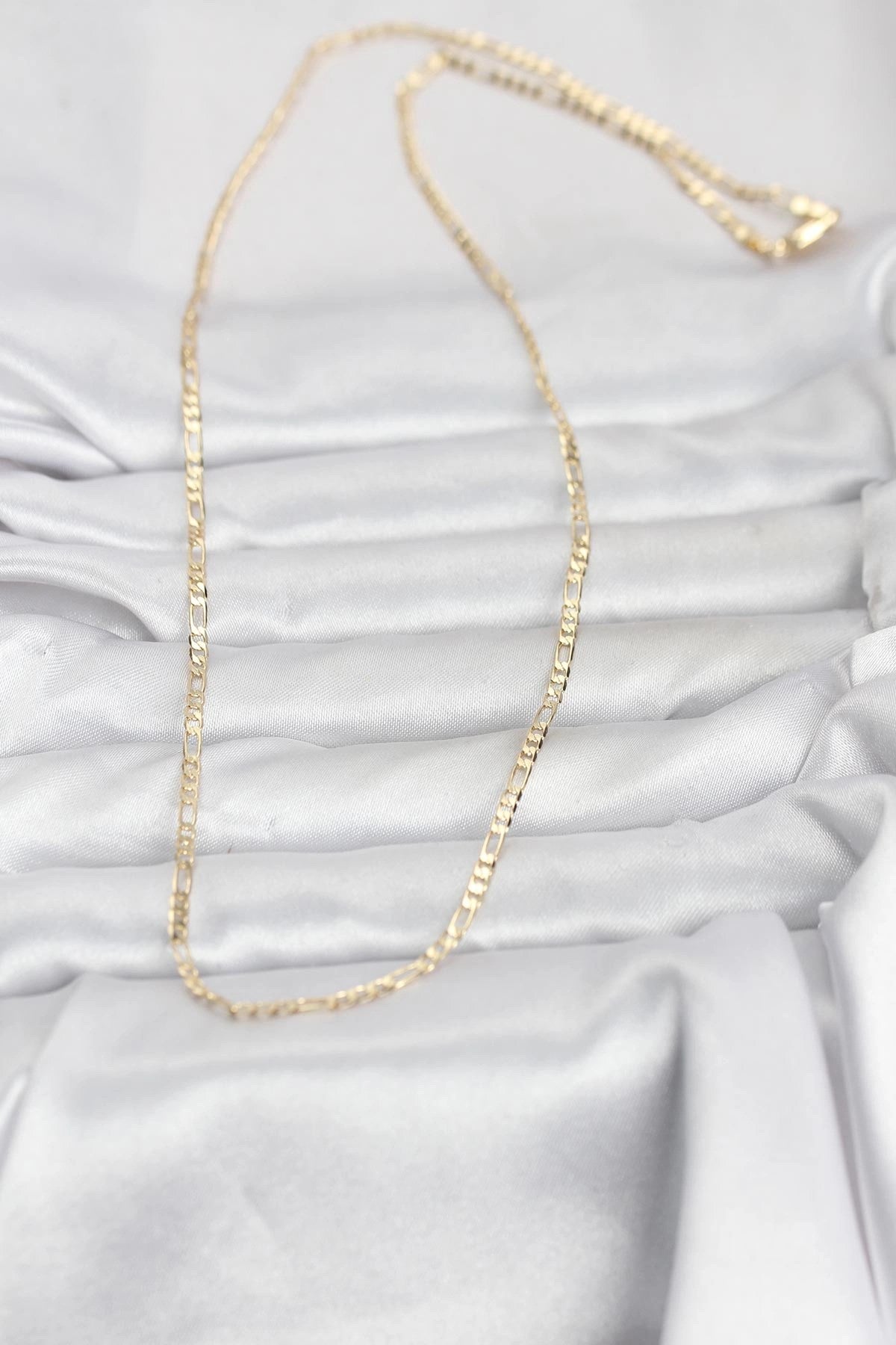 Mey İthalat® CM 14K Gold Renk İnce Kuşgözü Zincir Model 60 cm Kadın Kolye