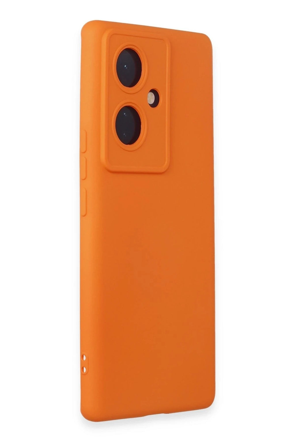 Mey İthalat® Vivo V29 Lite Kılıf Nano içi Kadife Silikon - Turuncu