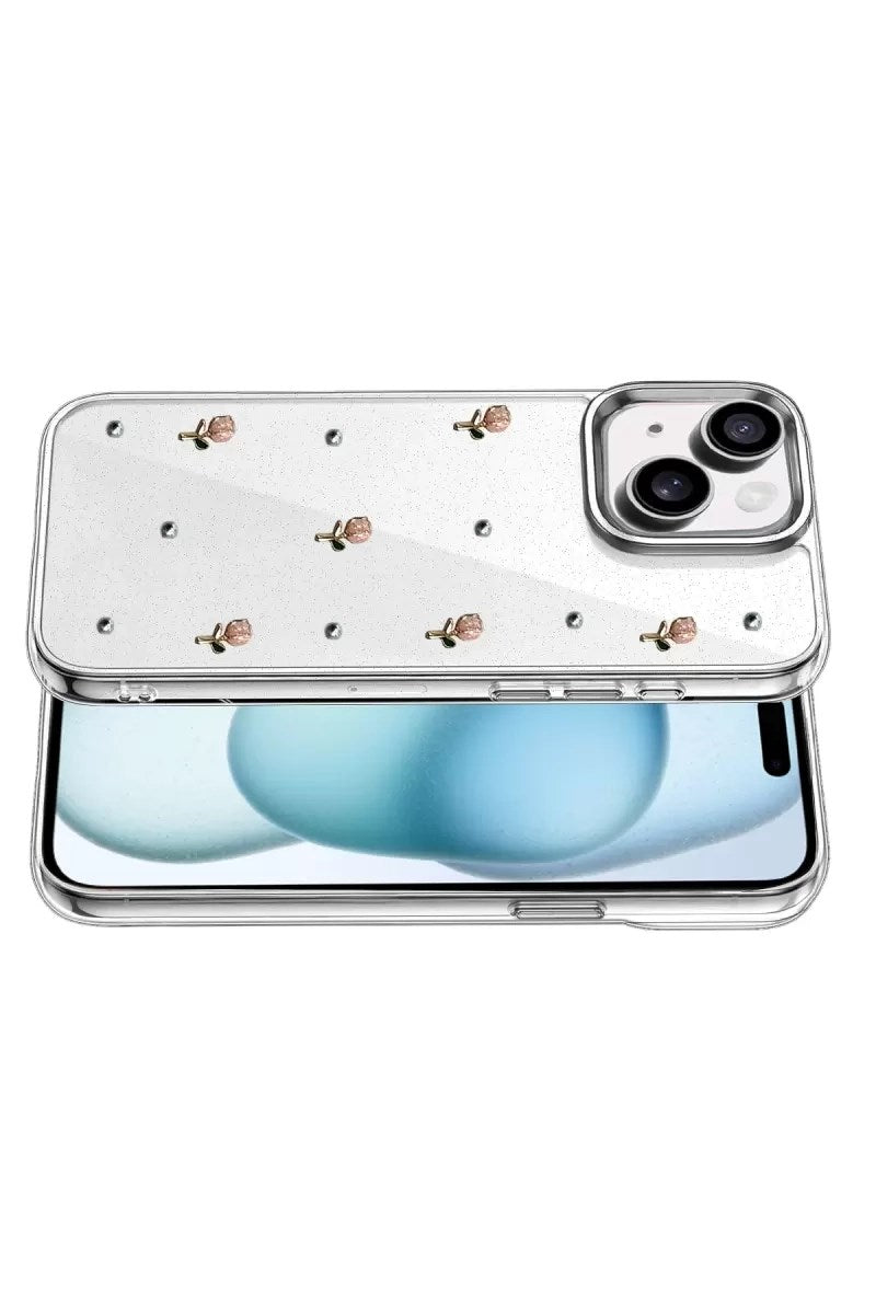 Mey İthalat® iPhone 15 Fiyonk Desenli Kapak - Desen 6