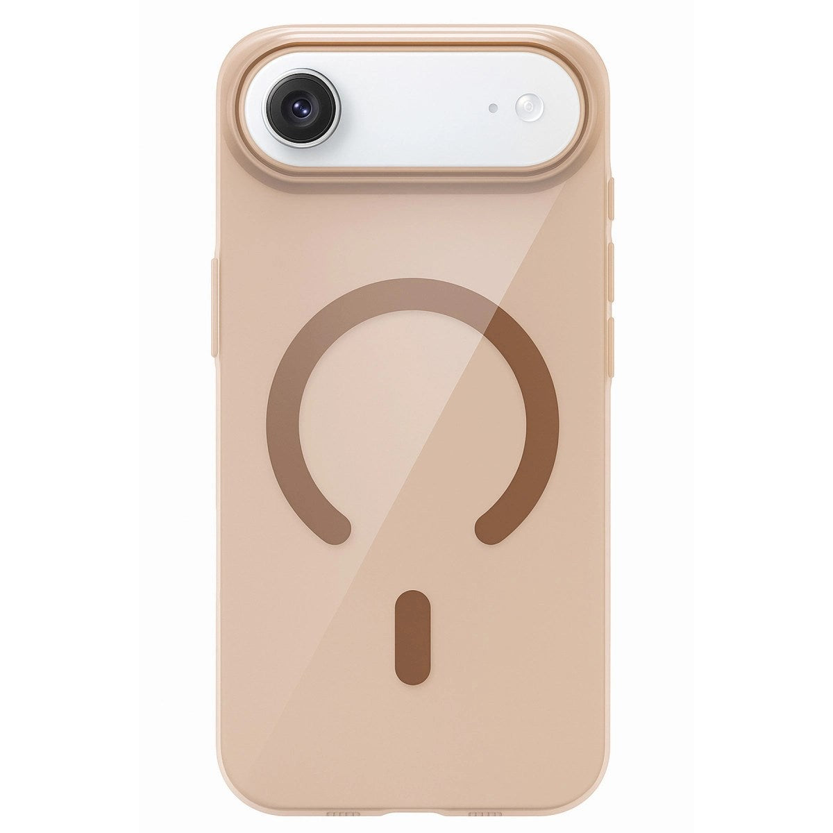 Mey İthalat® iPhone 17 Air PC Blank Magsafe Kapak - Çöl Titanyum