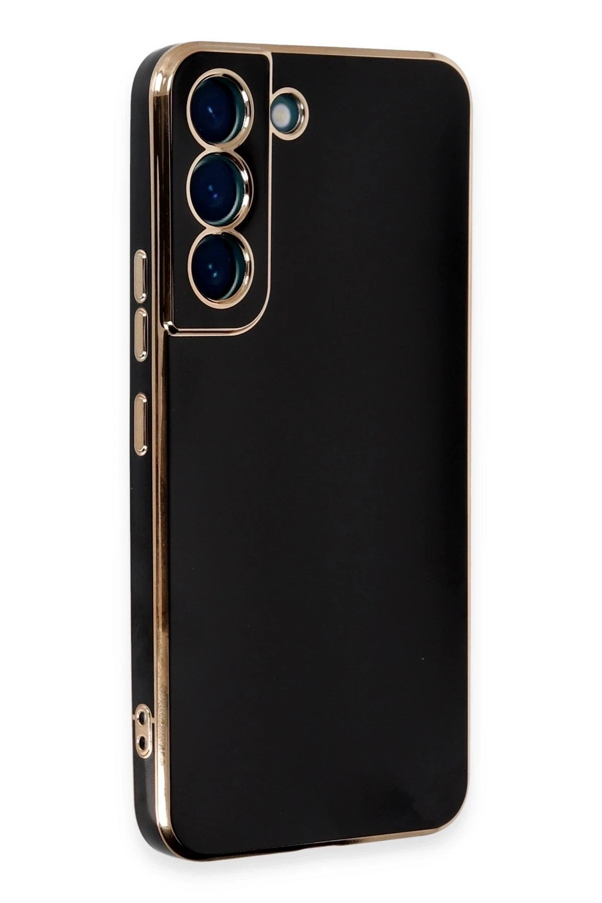 Mey İthalat® Samsung Galaxy S21 Kılıf Volet Silikon - Siyah