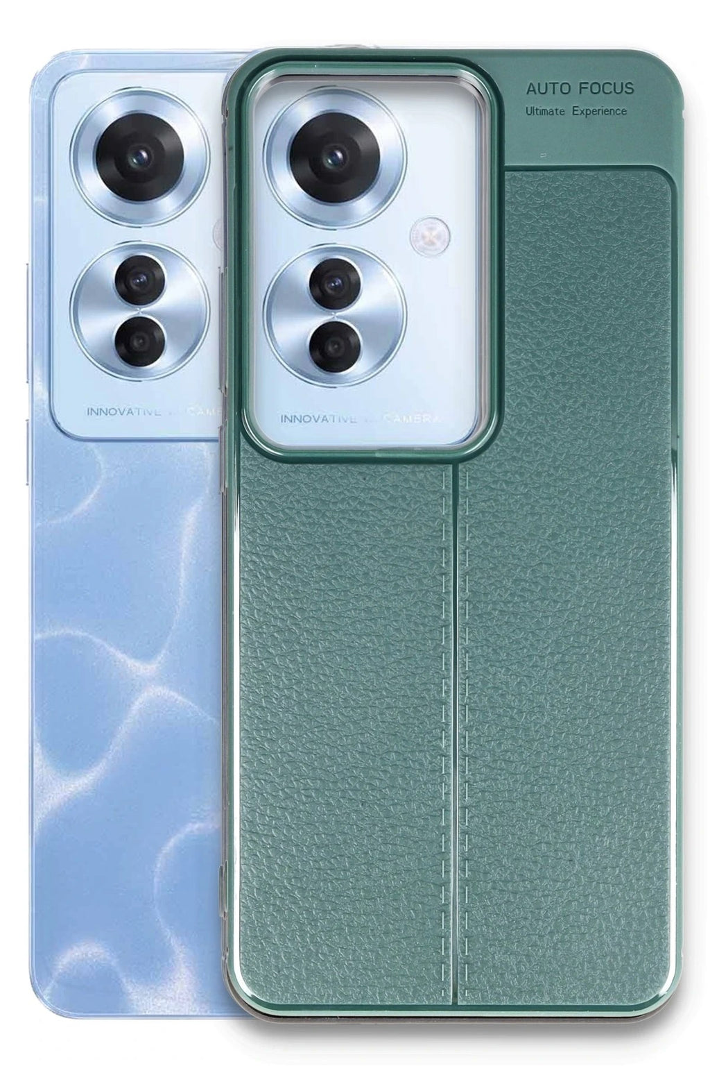 Mey İthalat® Reno 11F Kılıf Auto Focus Kapak - Koyu Yeşil