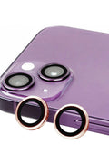 Mey İthalat® iPhone 13 Raze Metal Kamera Lens - Pembe