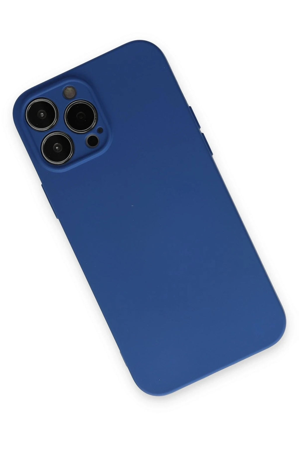 Mey İthalat® iPhone 13 Pro Kılıf Nano içi Kadife Silikon - Lacivert
