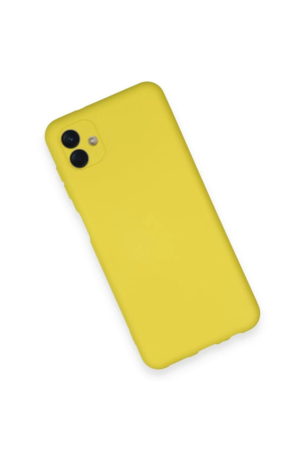 Mey İthalat® Samsung Galaxy A04 Kılıf Nano içi Kadife Silikon - Sarı