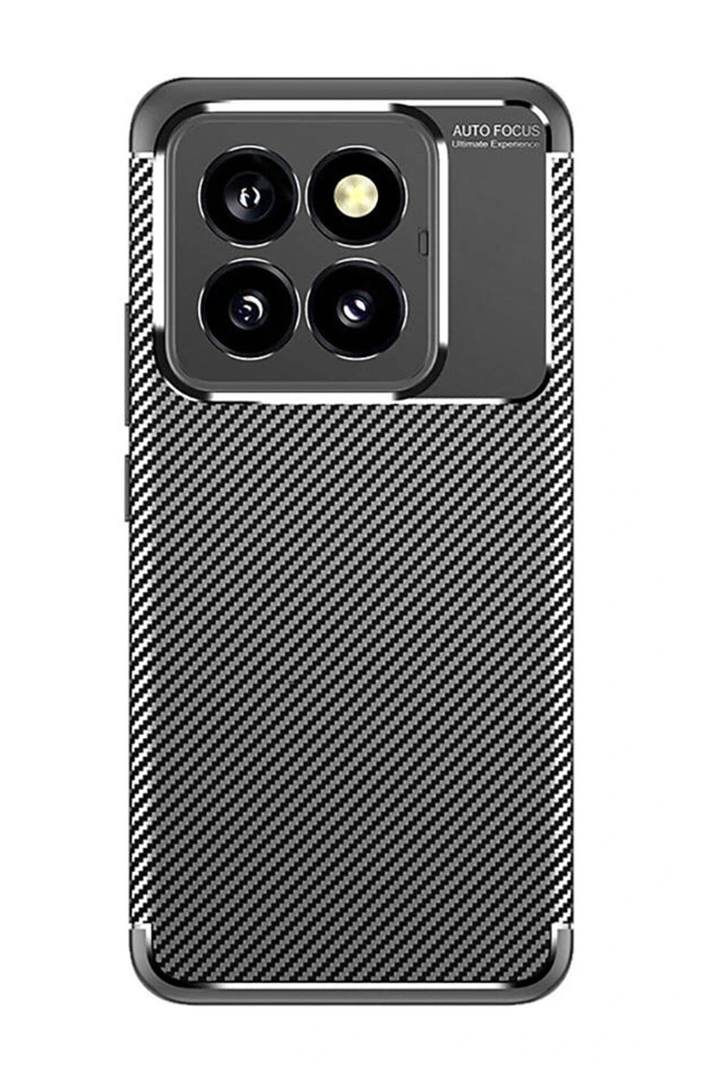 Mey İthalat® Mi 14T Pro Kılıf Auto Focus Karbon Kapak - Siyah