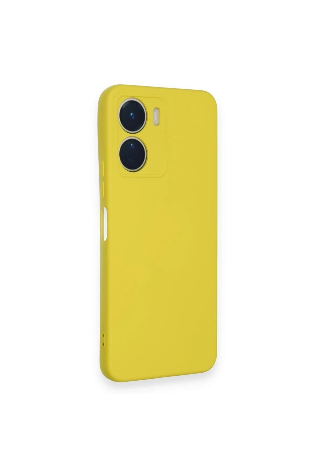 Mey İthalat® Vivo Y16 Kılıf Nano içi Kadife Silikon - Sarı