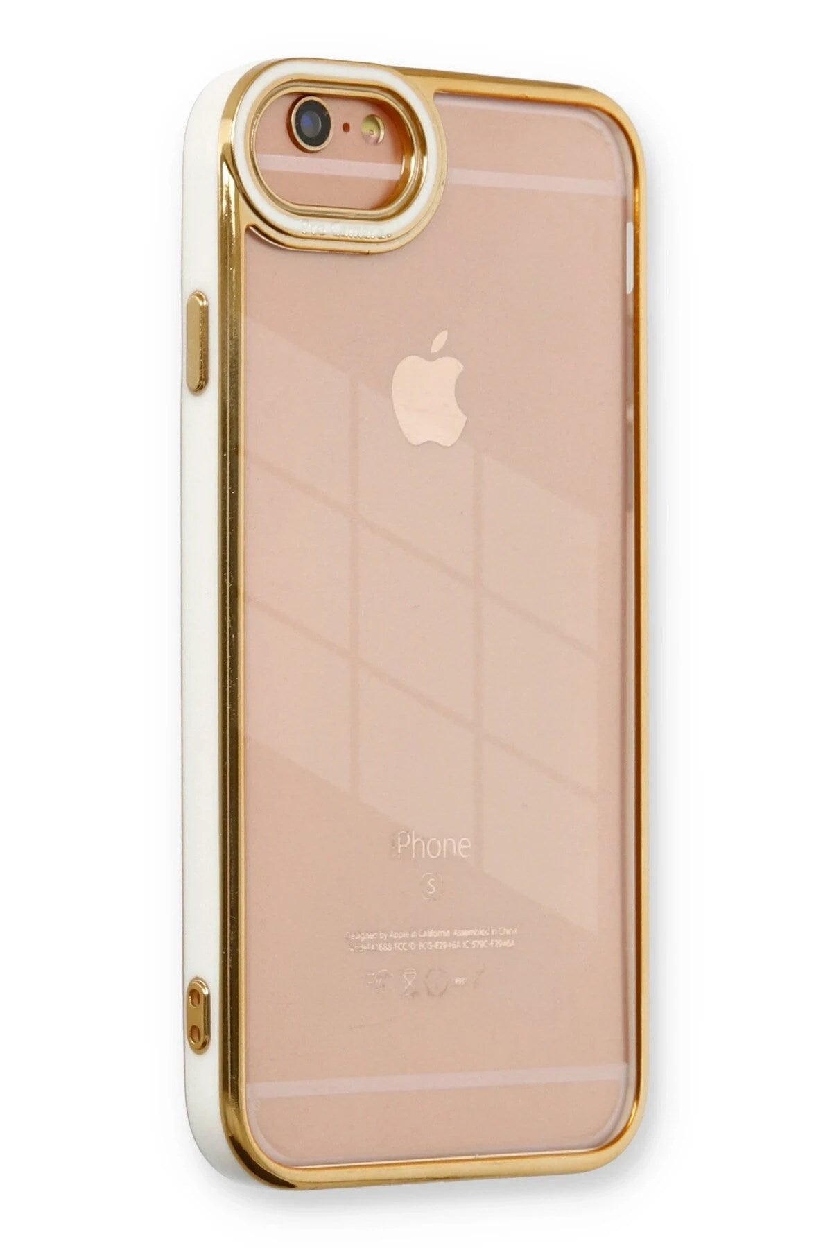 Mey İthalat® iPhone 6 Kılıf Liva Lens Silikon - Beyaz