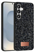 Mey İthalat® Samsung Galaxy S25 Bright Simli Kapak - Siyah