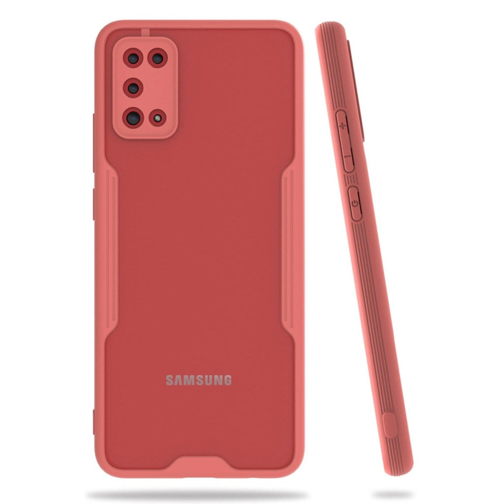 Mey İthalat® Samsung Galaxy A02S Kılıf Platin Silikon - Pembe
