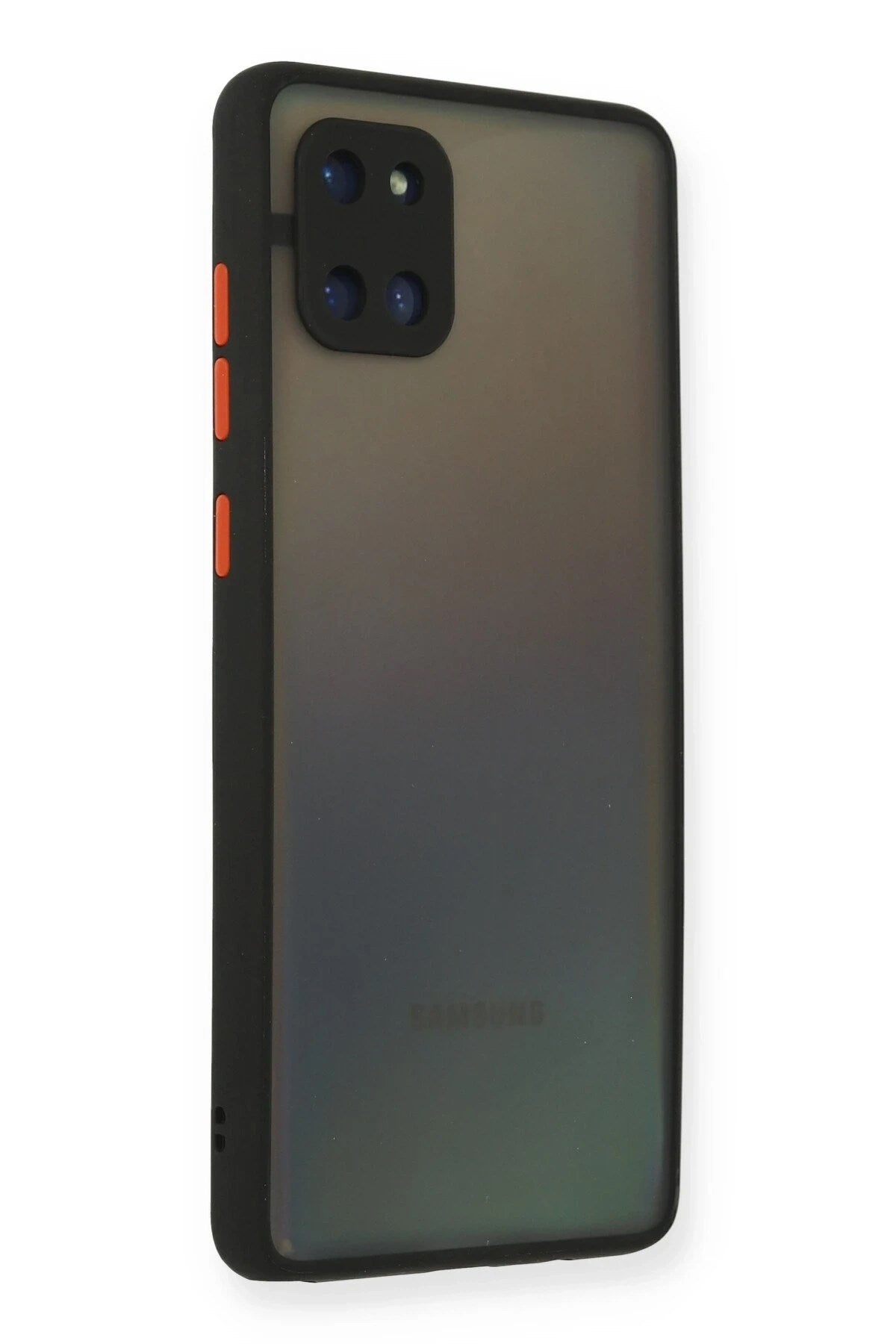 Mey İthalat® Samsung Galaxy A81 / Note 10 Lite Kılıf Montreal Silikon Kapak - Siyah
