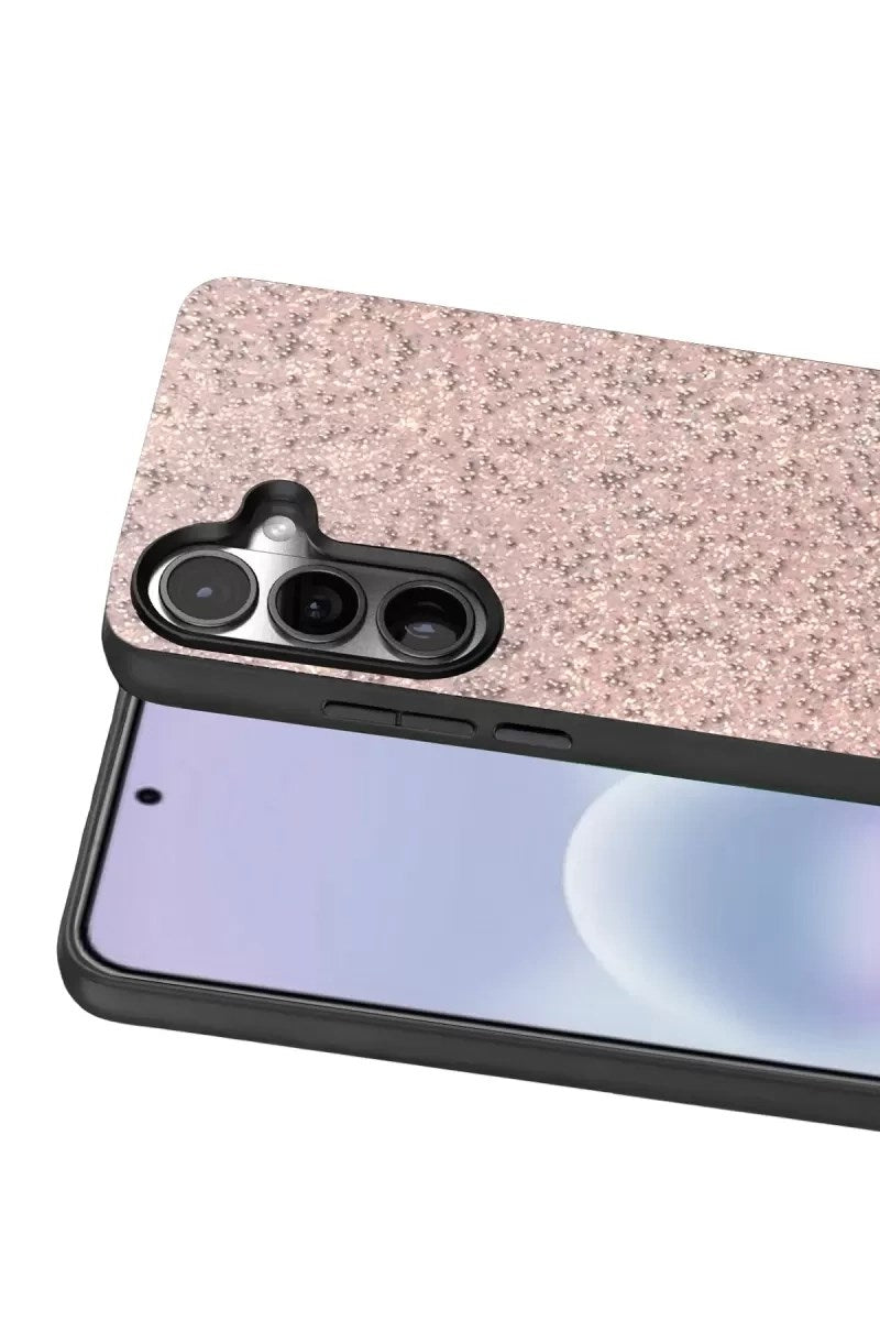 Mey İthalat® Samsung Galaxy A57 5G Bright Simli Kapak - Pembe