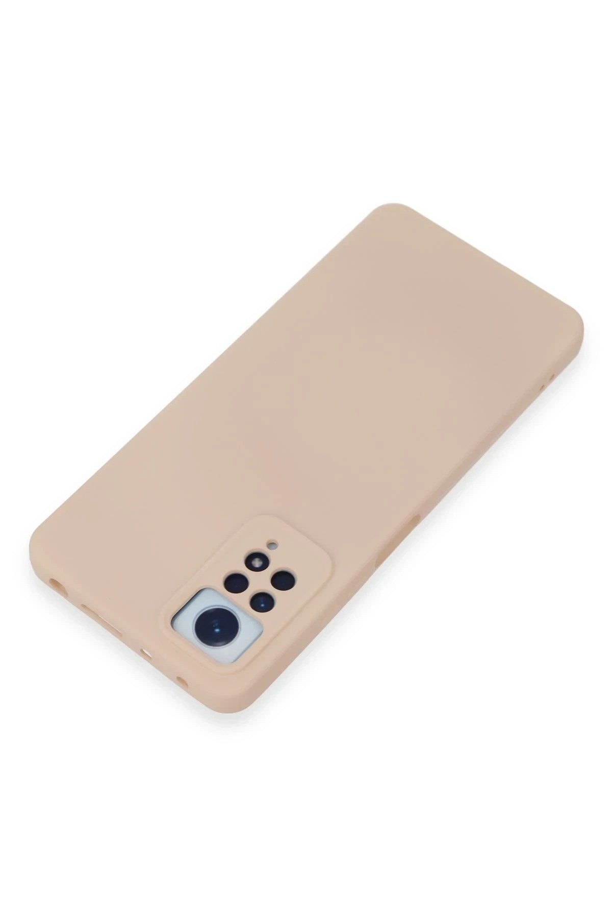 Mey İthalat® Redmi Note 12 Pro 4G Kılıf Nano içi Kadife Silikon - Pudra