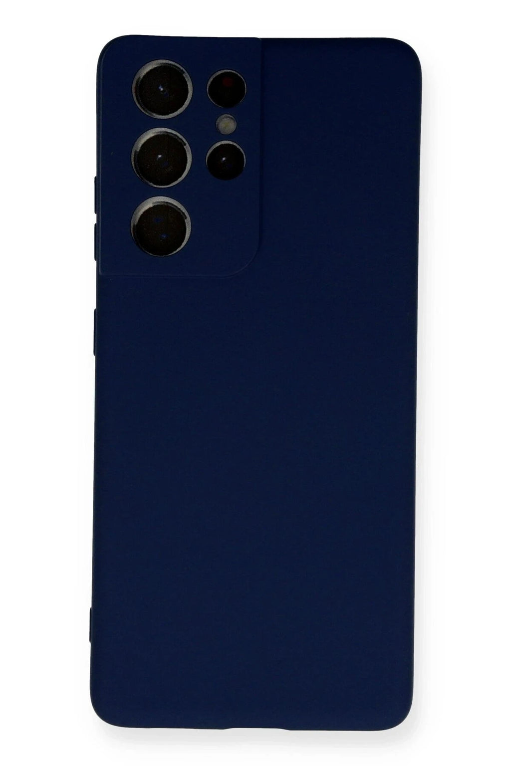 Mey İthalat® Samsung Galaxy S21 Ultra Kılıf Nano içi Kadife Silikon - Lacivert