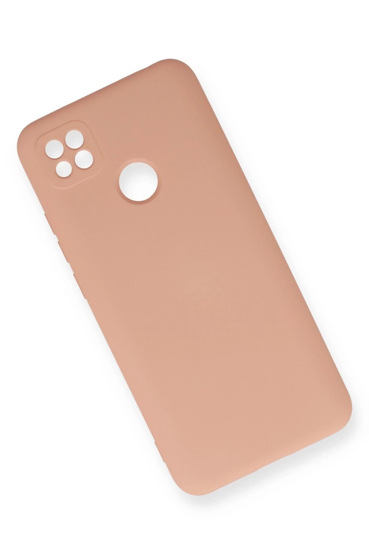 Mey İthalat® Redmi 9C Kılıf Nano içi Kadife Silikon - Pudra