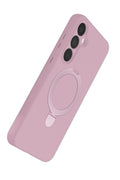 Mey İthalat® Samsung Galaxy A25 5G Regal Magsafe Standlı Kapak - Açık Pembe