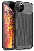 Mey İthalat® iPhone 11 Pro Max Kılıf Auto Focus Karbon Kapak - Siyah