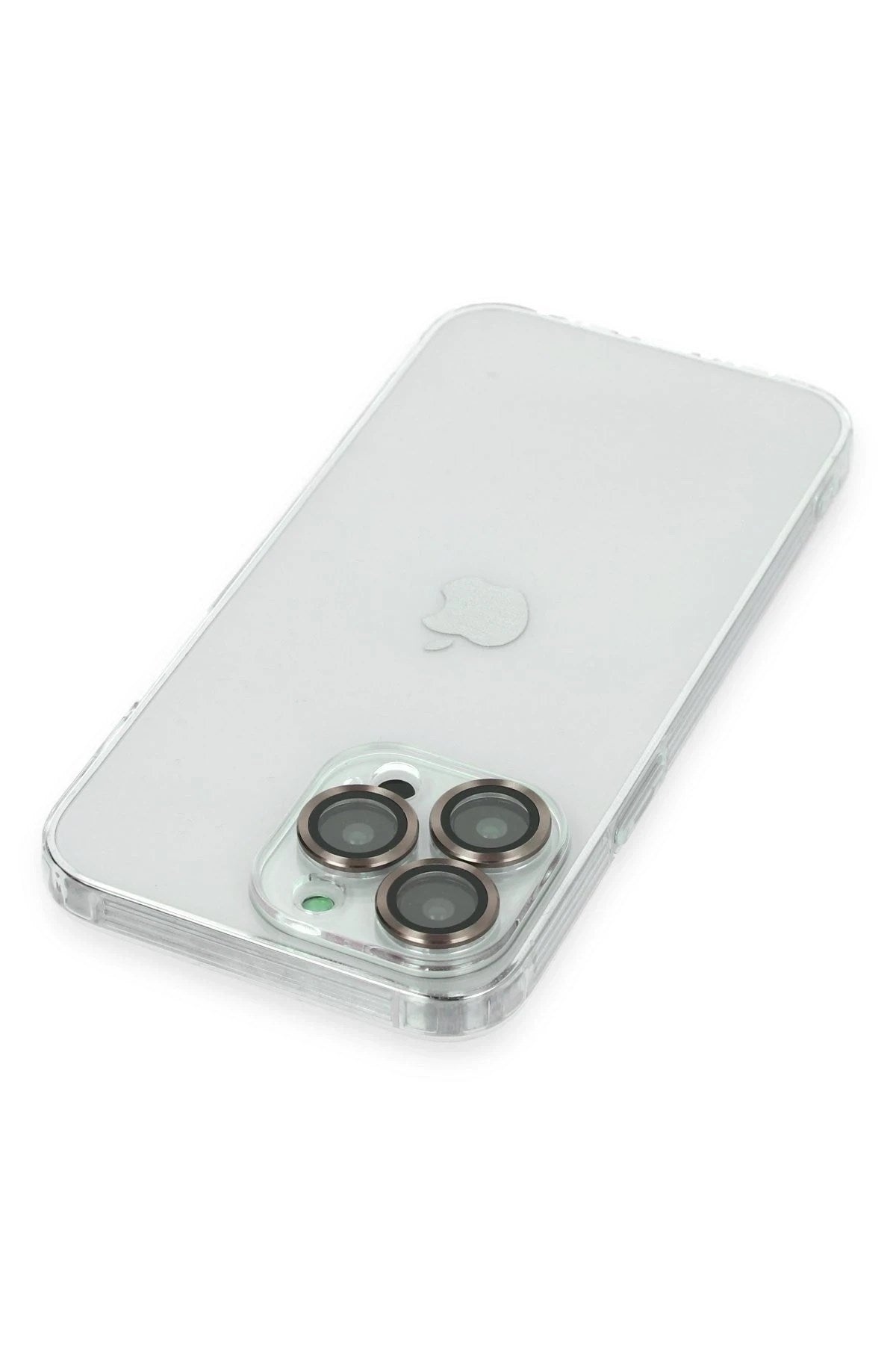 Mey İthalat® iPhone 13 Pro Kılıf Luko Lens Silikon -Yeşil