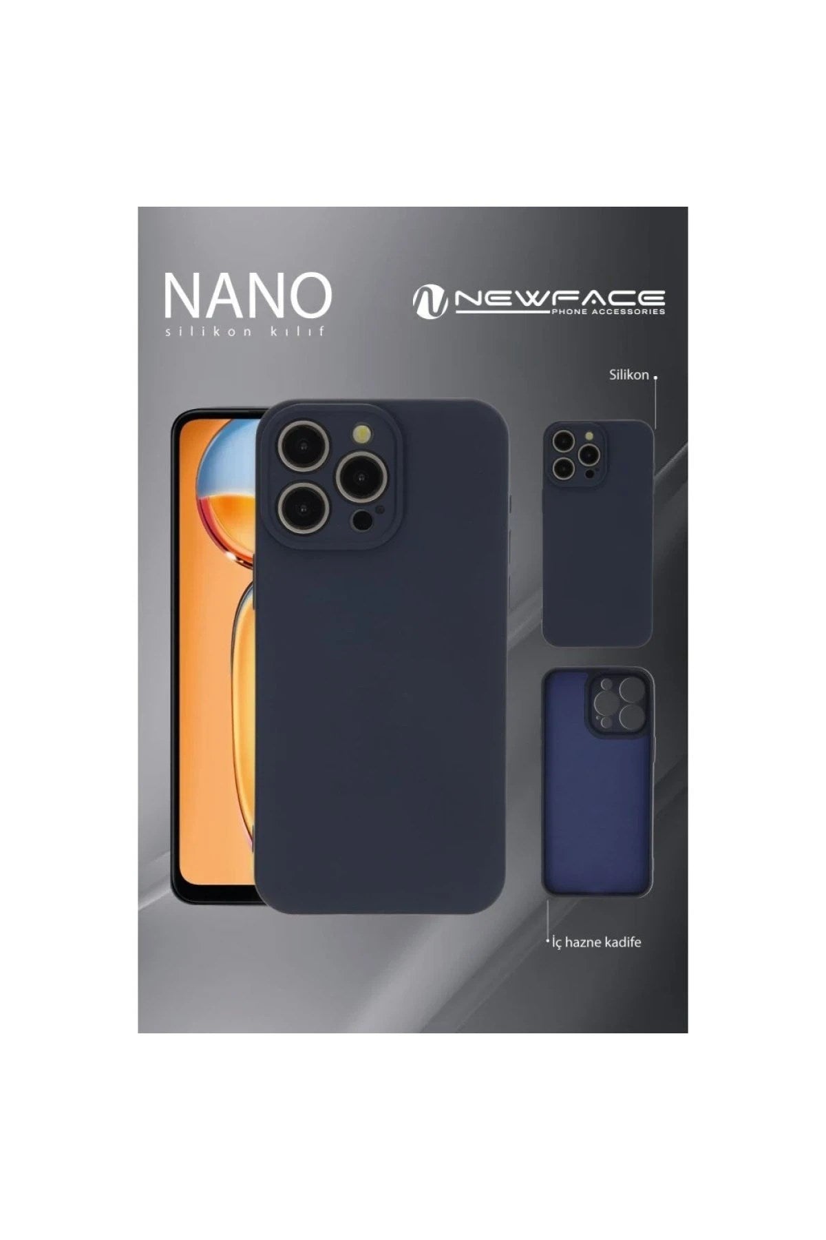 Mey İthalat® iPhone 11 Pro Max Kılıf Nano içi Kadife Silikon - Mavi