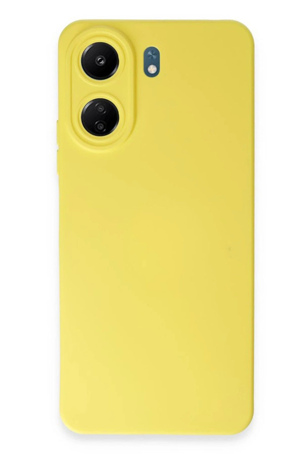 Mey İthalat® Redmi 13C Kılıf Nano içi Kadife Silikon - Sarı