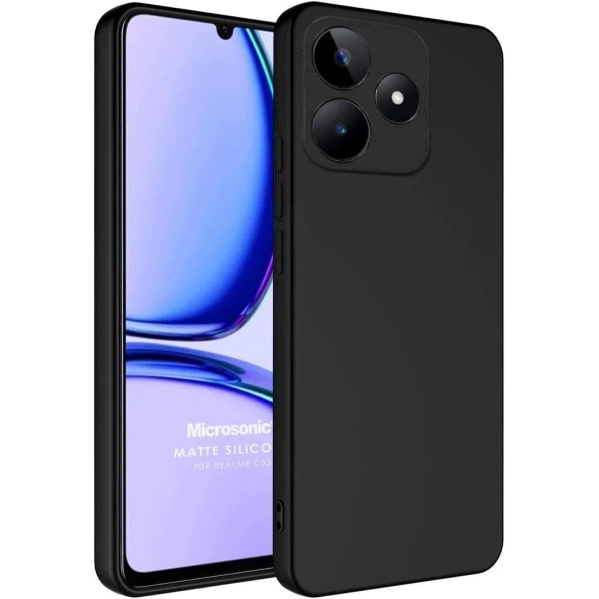 Mey İthalat® Realme C61 Kılıf First Silikon - Siyah