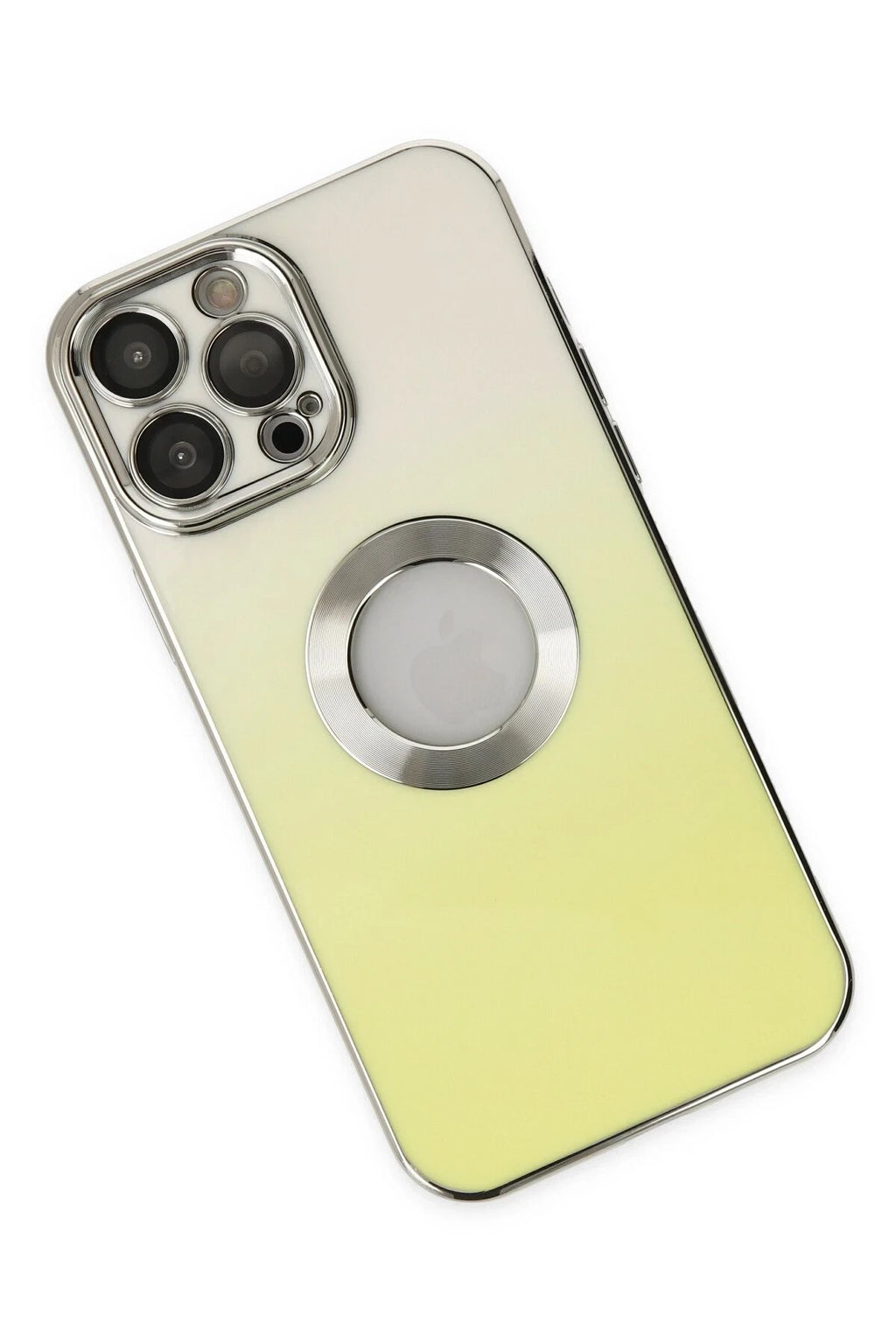 Mey İthalat® iPhone 13 Pro Max Kılıf Best Silikon - Sarı