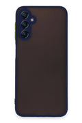 Mey İthalat® Samsung Galaxy A14 4G Kılıf Montreal Silikon Kapak - Lacivert