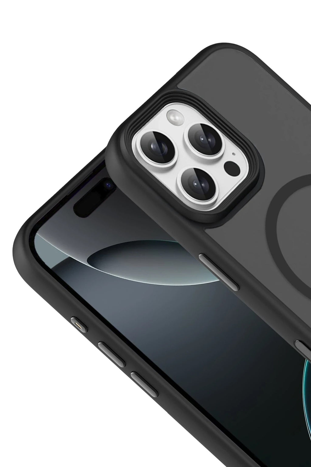 Mey İthalat® iPhone 16 Pro Max Megane Magsafe Kapak - Siyah