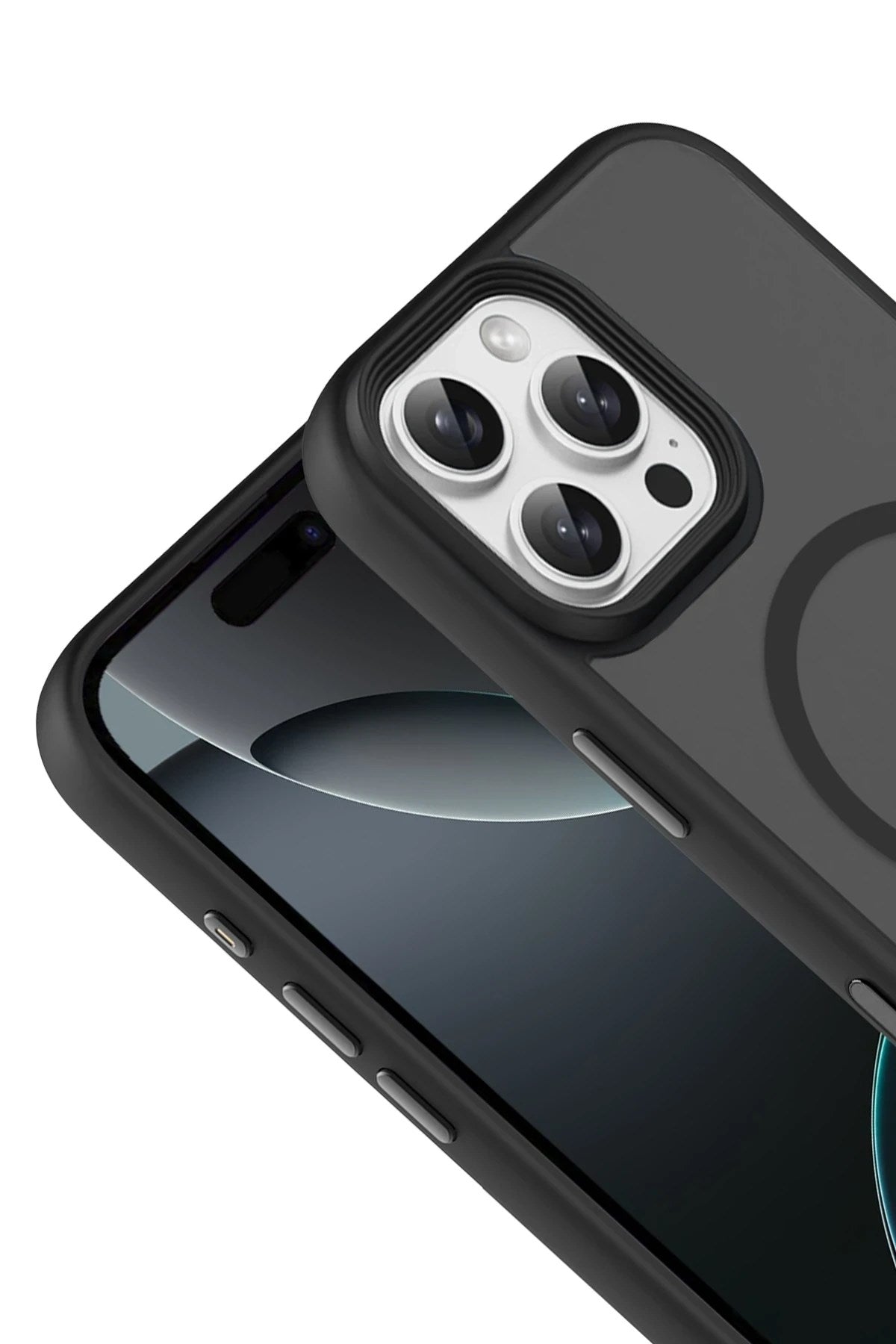 Mey İthalat® iPhone 16 Pro Max Megane Magsafe Kapak - Siyah