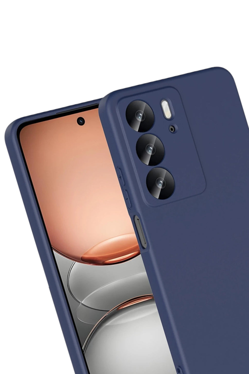 Mey İthalat® Realme C75 4G First Silikon - Lacivert