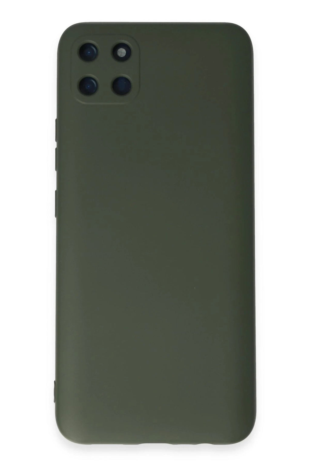 Mey İthalat® Realme C11 Kılıf Nano içi Kadife Silikon - Koyu Yeşil
