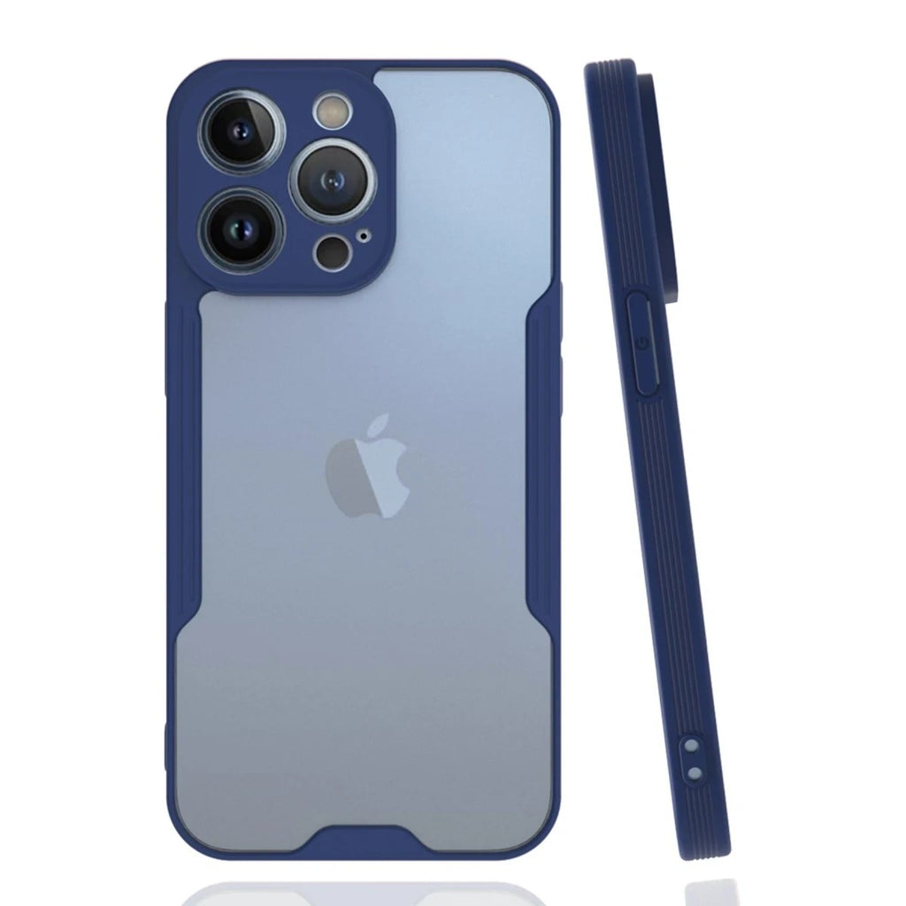 Mey İthalat® iPhone 14 Pro Max Kılıf Platin Silikon - Lacivert