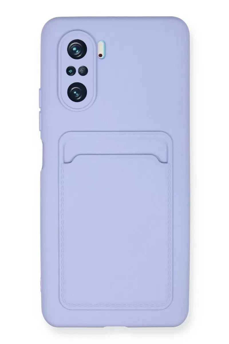 Mey İthalat® Mi 11i Kılıf Kelvin Kartvizitli Silikon - Lila