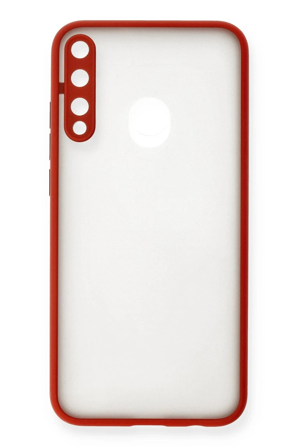 Mey İthalat® Huawei P40 Lite E Kılıf Montreal Silikon Kapak - Kırmızı