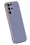 Mey İthalat® Samsung Galaxy S24 Ultra Kılıf Volet Silikon - Mavi
