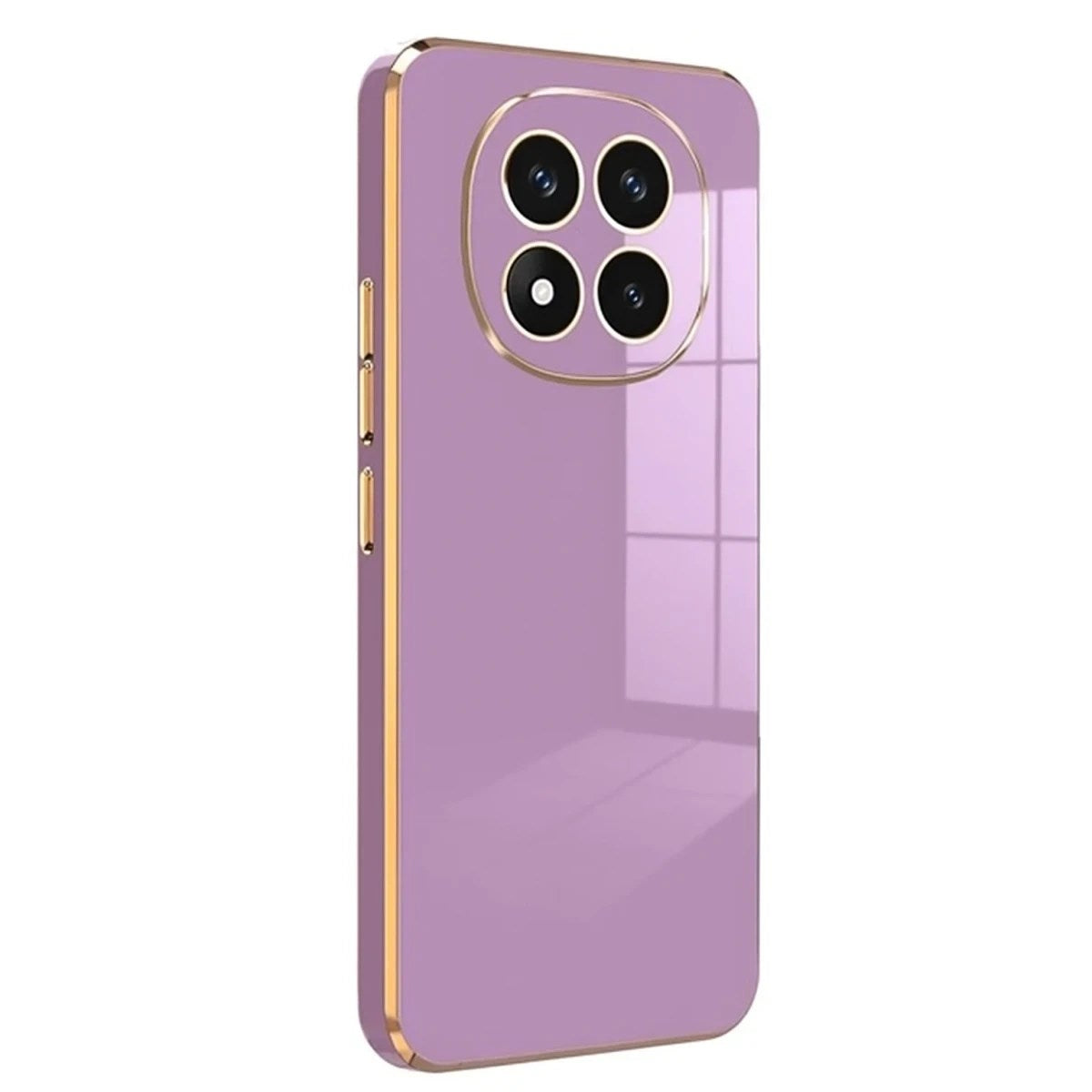 Mey İthalat® Redmi Note 14 Pro 4G Kılıf Volet Silikon - Mor