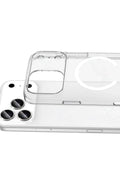 Mey İthalat® iPhone 17 Pro Combo Sert Şeffaf Magsafe Kapak - Şeffaf