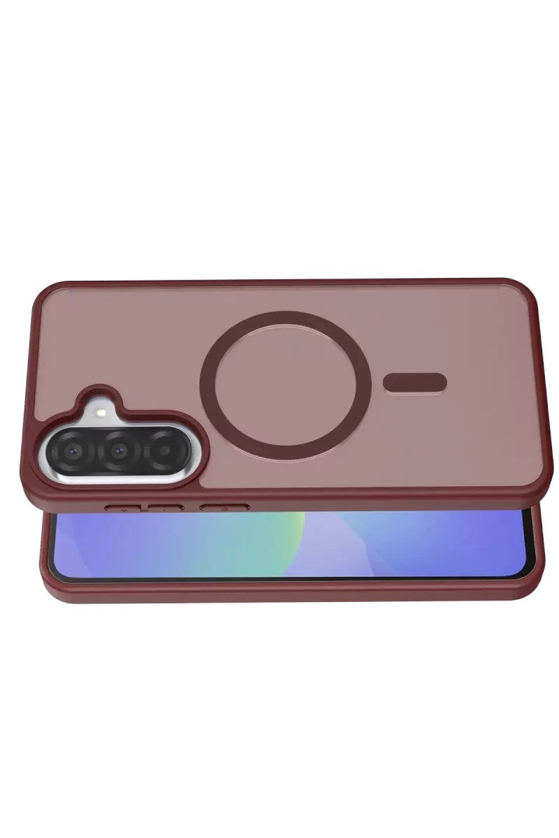 Mey İthalat® Samsung Galaxy A17 5G Jota Magsafe Kapak - Bordo