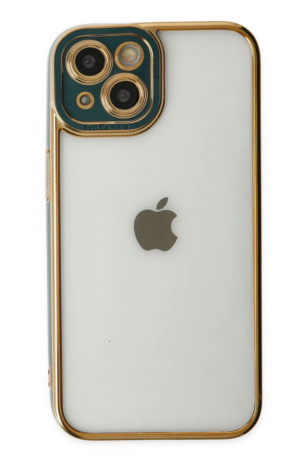 Mey İthalat® iPhone 14 Plus Kılıf Liva Lens Silikon - Yeşil