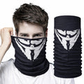 Mey İthalat® Vendetta Maskesi Desenli Baf Bandana – Çok Amaçlı Yüz Boyunluk Bandana 4 No