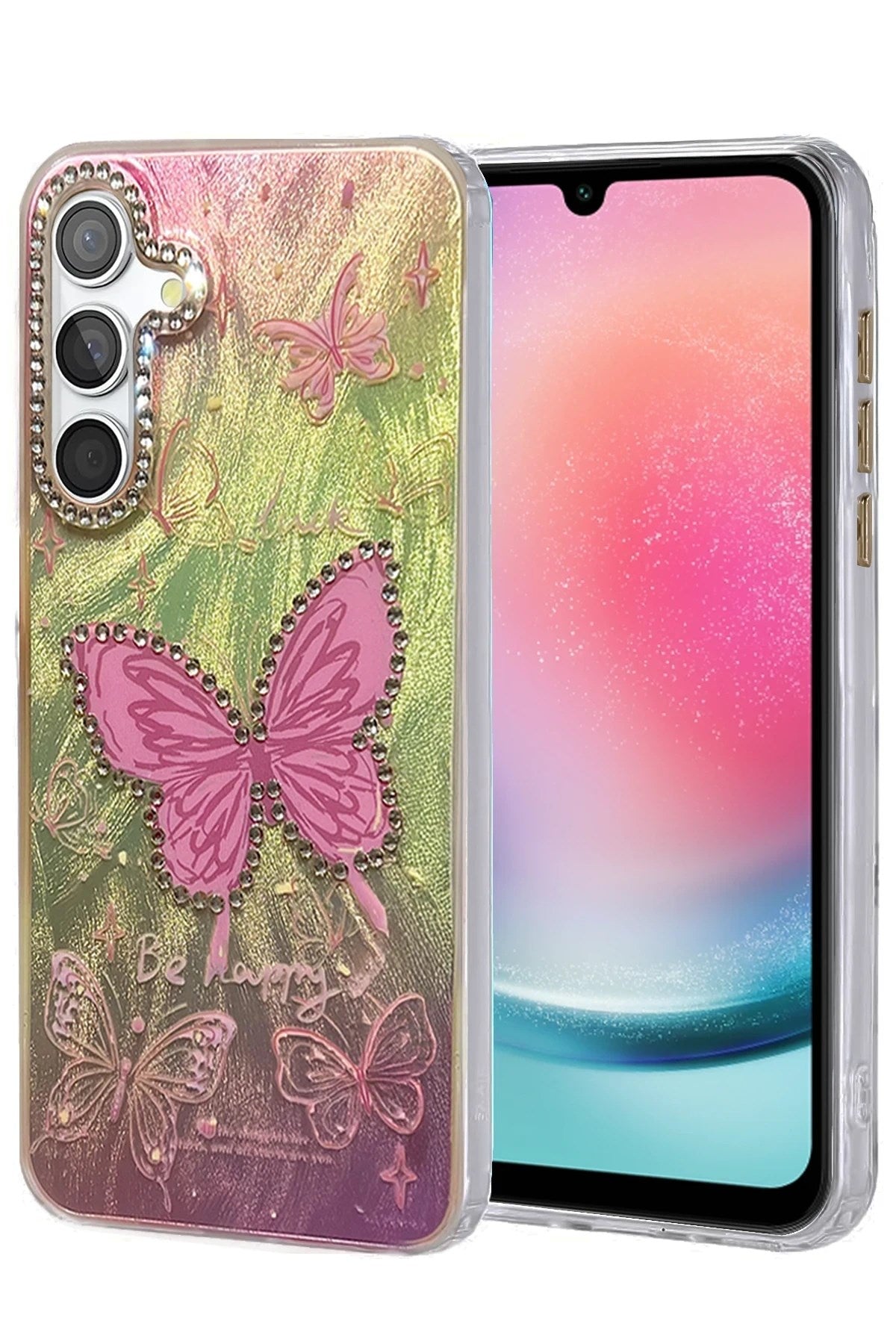 Mey İthalat® Samsung Galaxy A24 4G Kılıf Blade Aynalı Desenli Kapak - Desen 5