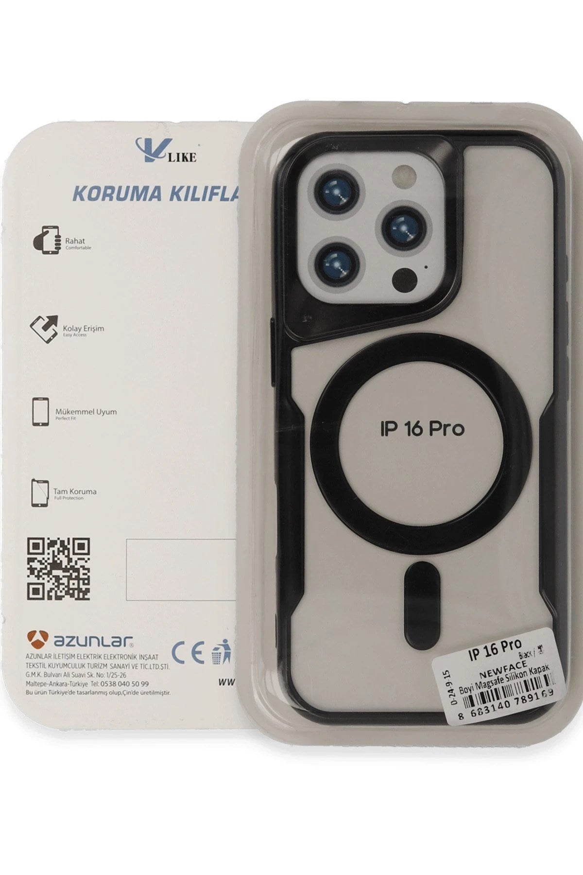 Mey İthalat® iPhone 16 Pro Max Kılıf Boyi Magsafe Silikon Kapak - Yeşil