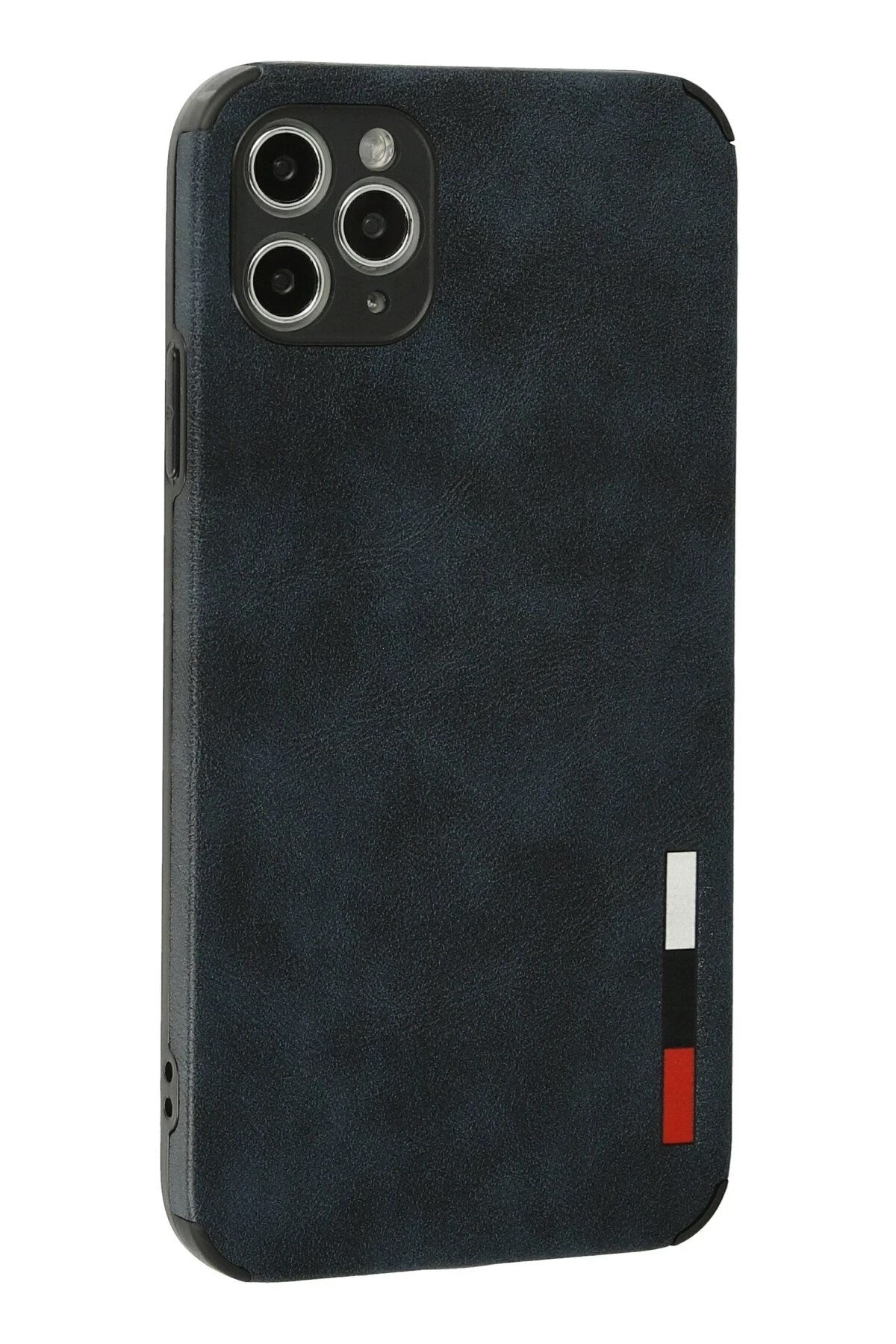 Mey İthalat® iPhone 11 Pro Max Kılıf Loop Deri Silikon - Lacivert