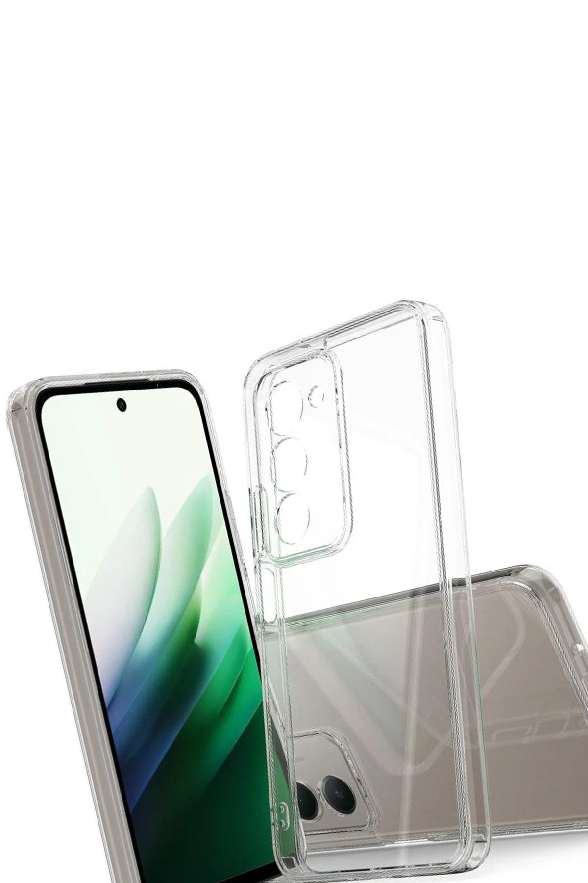 Mey İthalat® Redmi 15 4G Lüx Şeffaf Silikon - Şeffaf