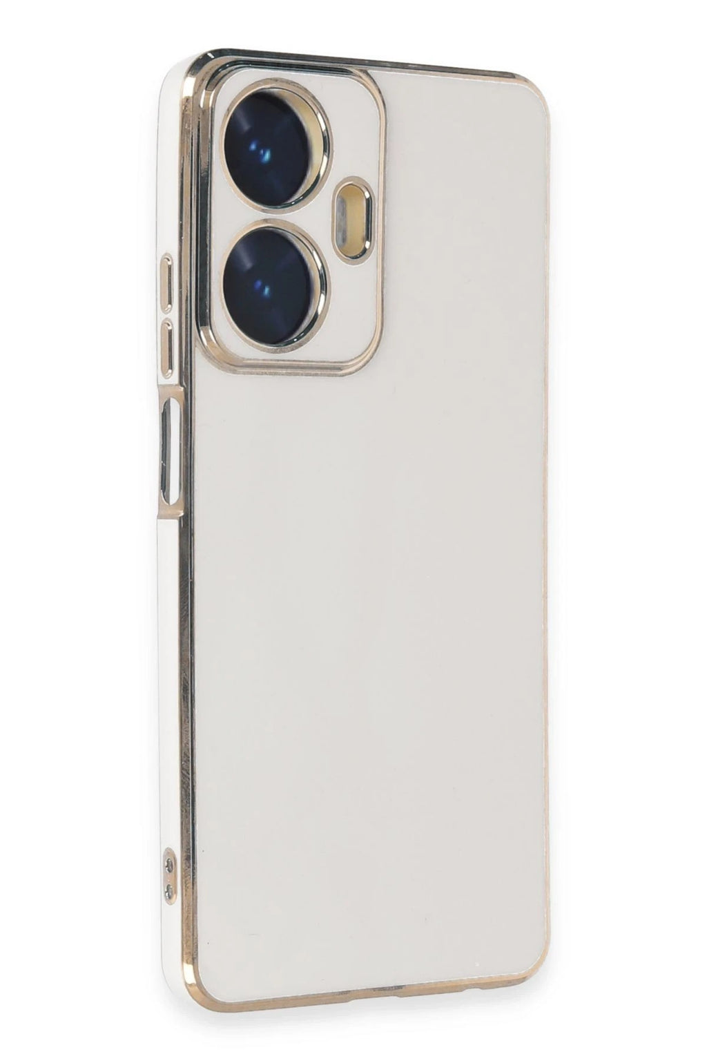 Mey İthalat® Realme C55 Kılıf Volet Silikon - Beyaz
