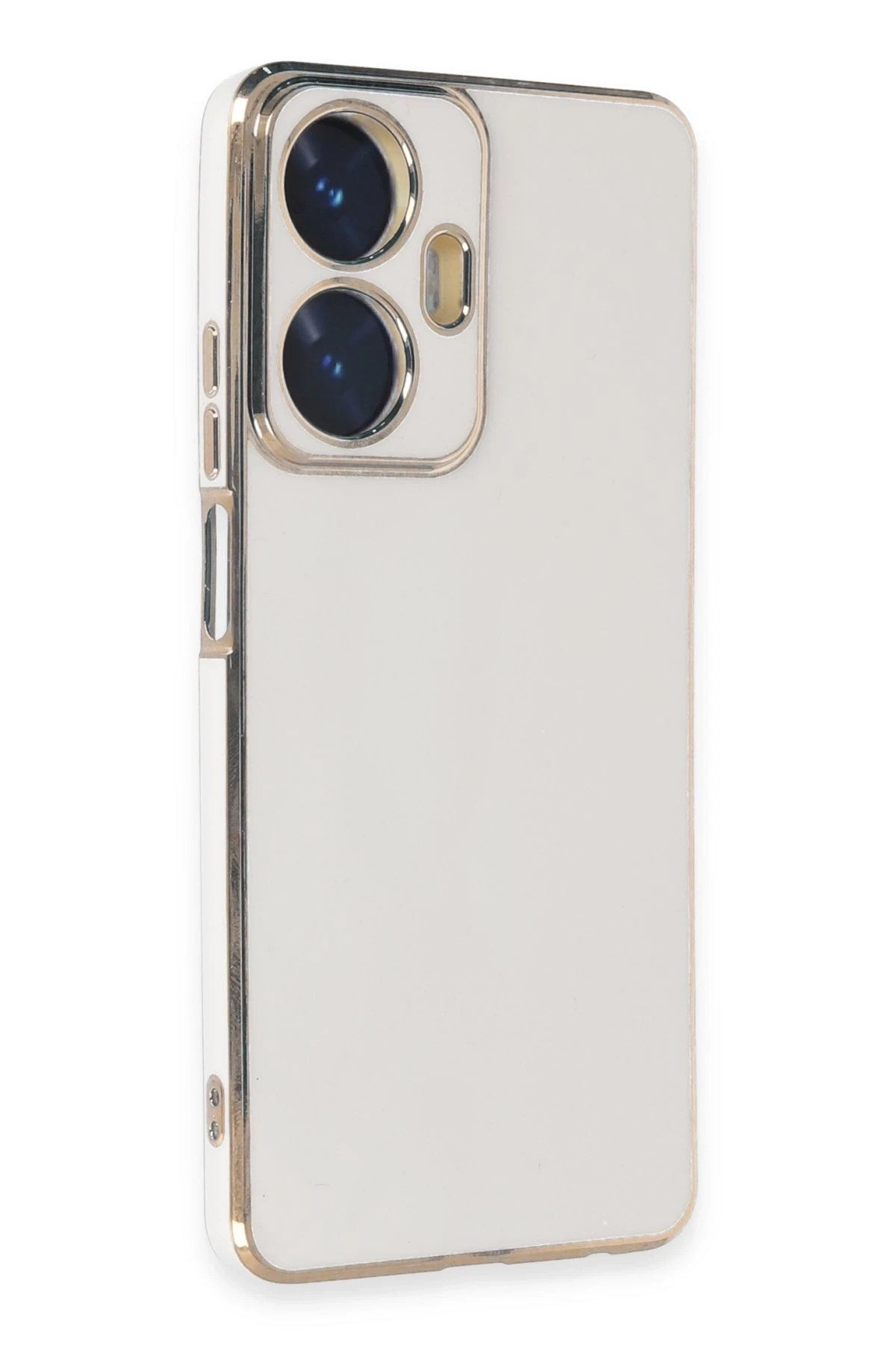Mey İthalat® Realme C55 Kılıf Volet Silikon - Beyaz